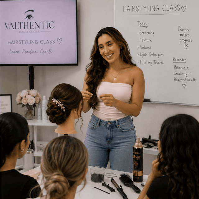 The Hairstyling Trio Workshop at VALTHENTIC in Centreville, VA